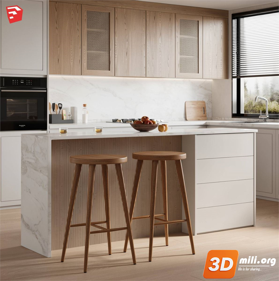 Kitchen island Skp Files
